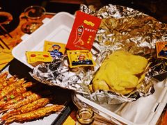 -路边摊小炉子烧烤