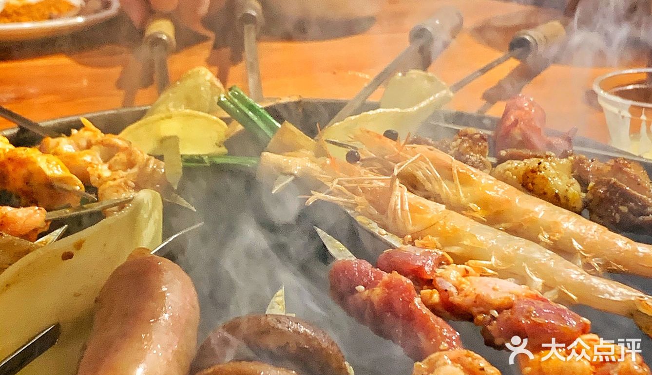 金华大口吃肉大口炫酒｜水浒烤肉太顶了‼️  