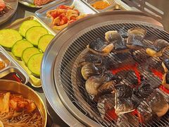 -围炉肉舍•炭烤活鳗•丹东海鲜烤肉(步行街店)