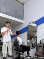 -米娜造型蛋白烫发