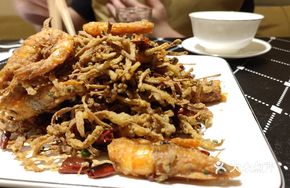 Tea Mushroom Shrimp