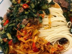 黄瓜皮牛肉干拌面-刘氏三和面馆