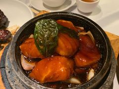 石锅烹银鳕鱼-玫瑰厅上海菜(兴国路店)