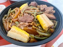 精选肋排焖面-金豆角砂锅焖面(安贞店)