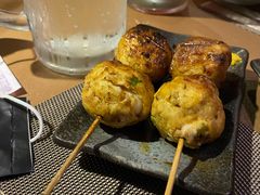 烤鸡肉丸子里的鹌鹑蛋-鸟内会(河北路店)