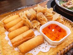 炸牛奶拼炸云吞-阿多私房菜(顺德店)