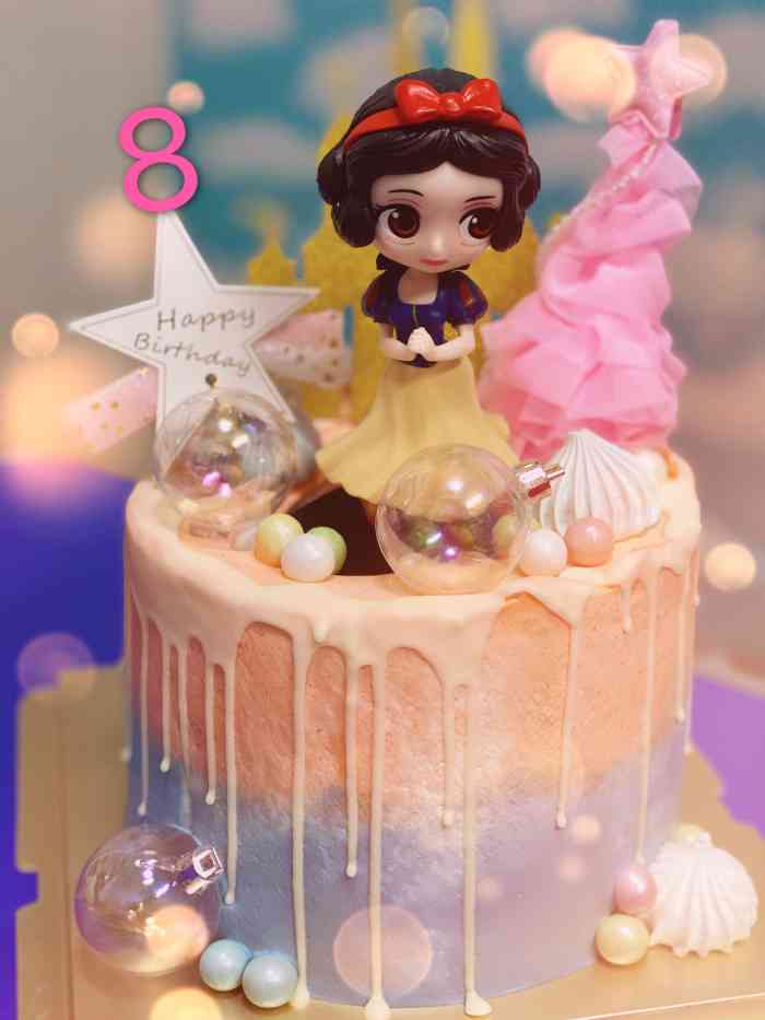 从原先的万泰城一楼搬到了楼上,芒果夹层,白雪公主比一般的盲盒大很多