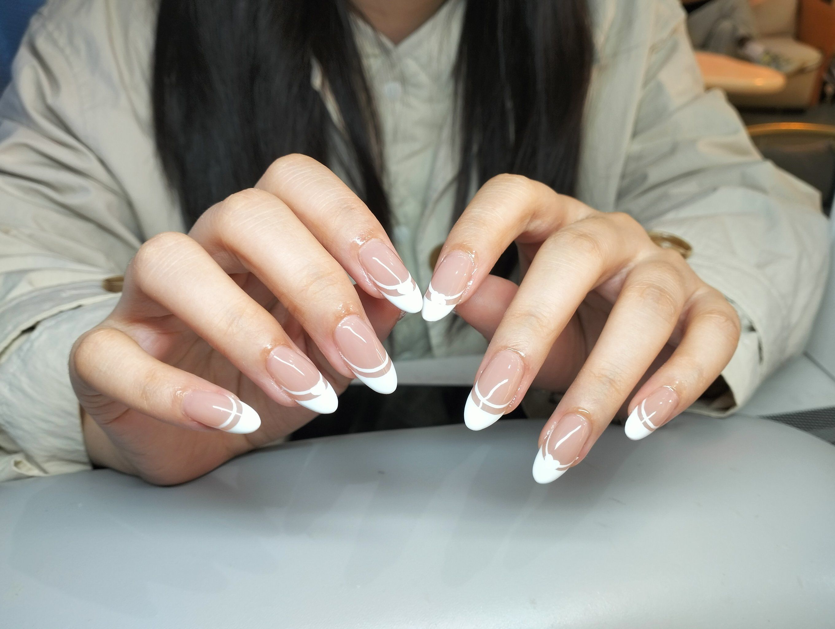 59就能在甲如是你做一把贴甲片的款式美甲