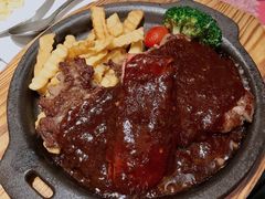 铁板杂扒-香港新发烧腊茶餐厅(万象店)