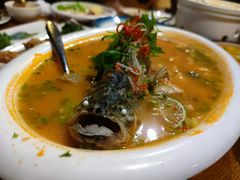 清蒸柠檬鱼（鲈鱼）-明泰谷泰国餐厅(正大广场店)
