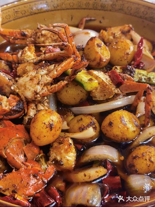 休记光头香辣蟹干锅店(衣冠庙店)图片