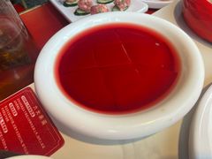 冷锅鲜血旺-爱你您·自家鱼塘·活水喷泉鱼火锅(八里店)
