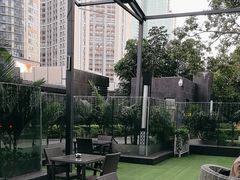 -深圳温德姆至尊酒店·大堂吧·户外花园
