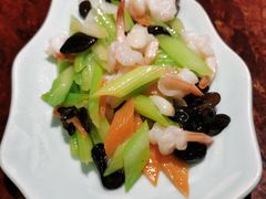 西芹百合虾仁-丁哥·庐味鲜 土菜·20年老字号(世纪阳光花园店)