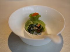 蟹肉菠菜鲜虾饺-皇朝会.经典传统粤菜(外滩店)