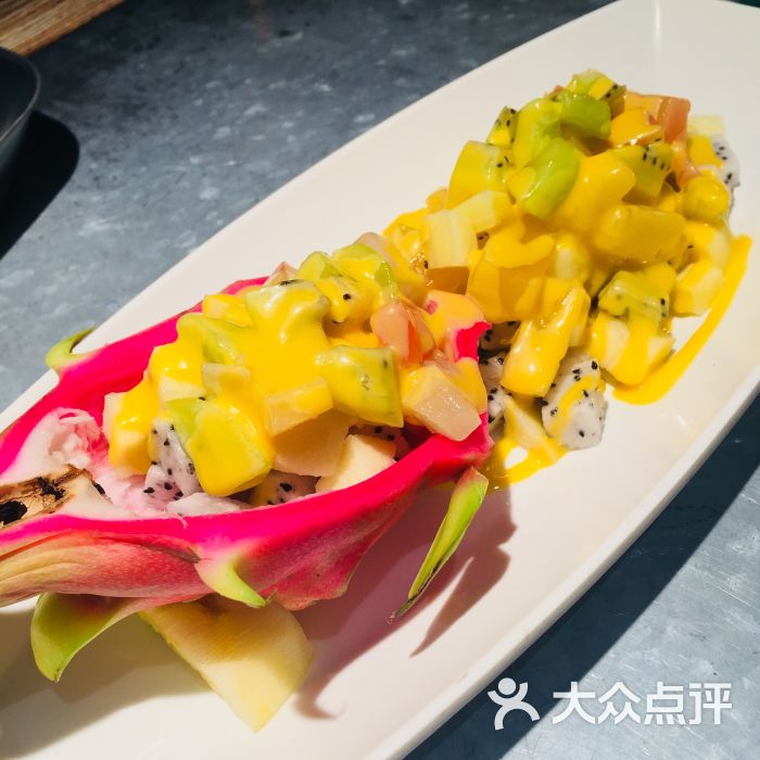 烧虾匠麻辣小龙虾水果沙拉图片 - 第1张