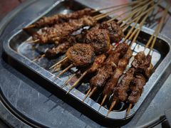 碳烤羊肉串-百味源炭火烤翅 ·夜市大排档(酒仙桥店)