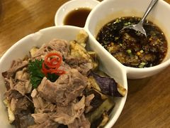 剔骨肉拌茄子-隆喜元鱼汤包·海鲜(中联广场店)