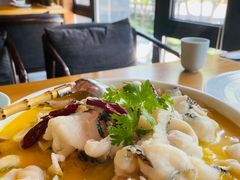 莜面鱼鱼酸汤乌鱼片-竹里馆 ·茶食(奥体店)