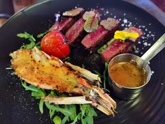 黑松露菲肋牛排及香煎大虾-安妮意大利餐厅(日坛店)