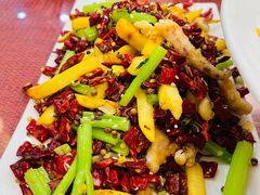 特色干煸鱿鱼须-桃子餐厅·天津菜(红星路直营店)