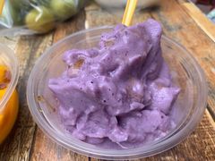 香芋牛奶冰浆-夏食光安顺小舒冰粉冰浆(甲秀楼店)