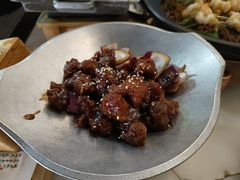蒜香蜜汁排骨-绿茶餐厅(昌平悦荟店)