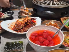 -草家酱蟹炭火烤肉店(珲春南路一店)