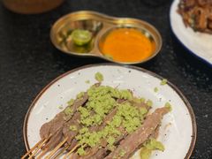 芥末牛肉-何妹湿辣牛肉·粤式烧烤砂煲(桂雅路店)