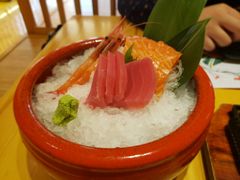 三文鱼刺身-清水日本料理铁板烧(学府路店)
