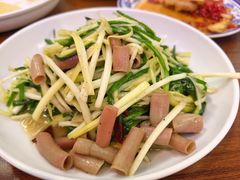 海肠炒韭菜-谢记上海大排档(长寿路店)