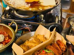 炸鸡翅一半一半-富乐满韩国正宗炸鸡韩国料理(虹泉路店)