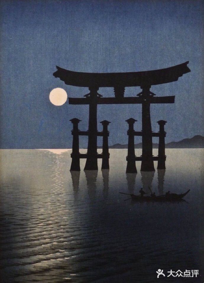 在美轮美奂的画作✨中感受黑夜下的祥和