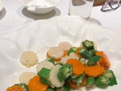 秋葵南瓜炒山药-粤麓轩餐厅(中信泰富广场店)