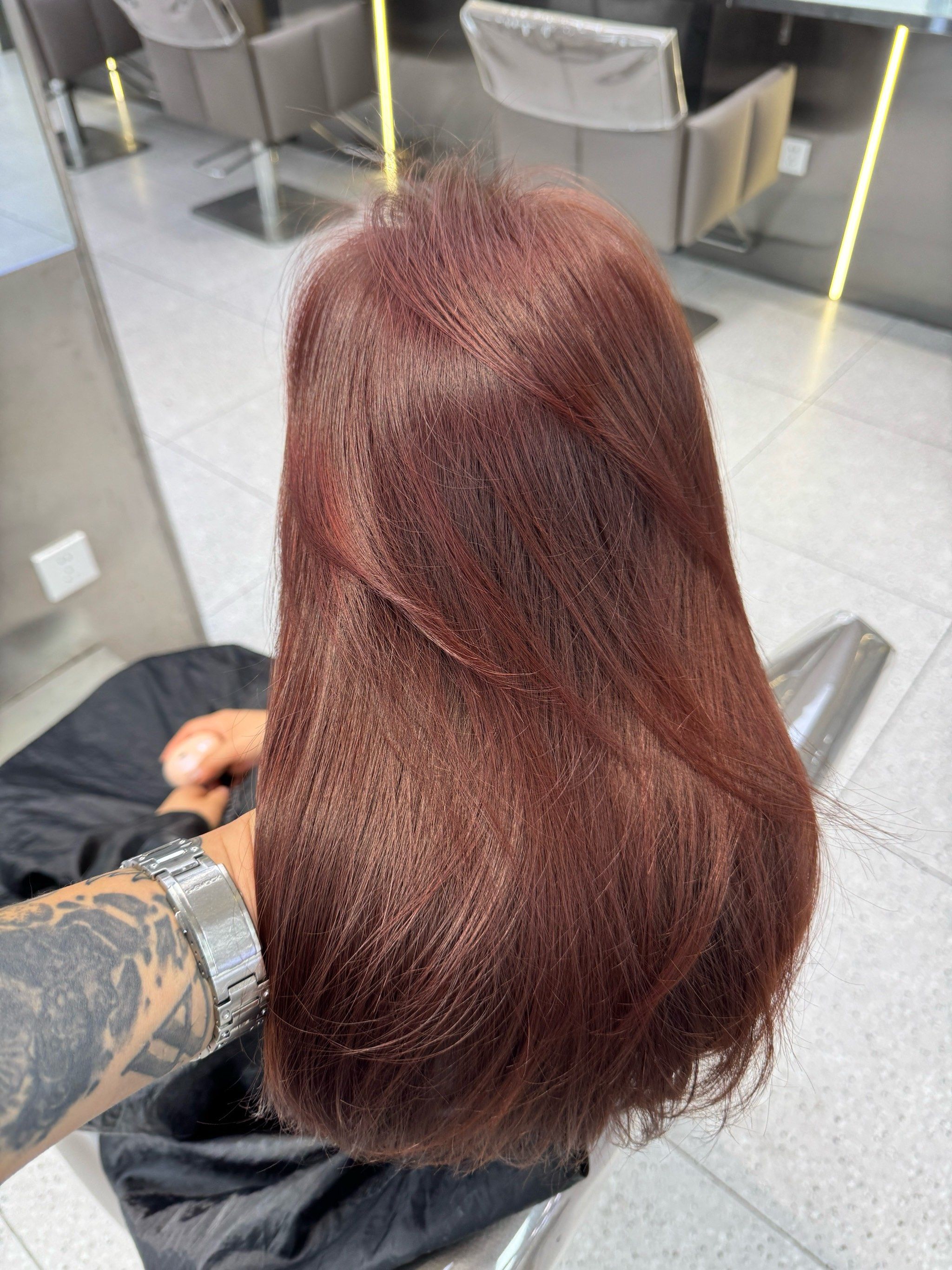 红棕|||不用漂的发色 焦糖红棕自然显白