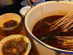 -拈签一笑黄牛肉辣卤串串