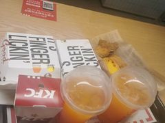香辣鸡腿堡-肯德基(宁波万达店)