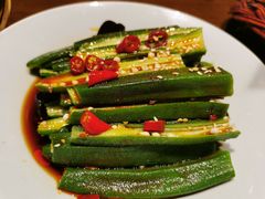 捞汁秋葵-张大嘴菜馆(庞各庄店)