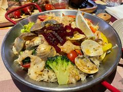 奶油海鲜铁锅饭-遇见西木美式餐厅(体育路店)