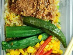 鸡排香肠铁板蛋炒饭-永和大王(一口茶豆浆|花香豆更香·朝晖店)