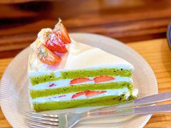 草莓抹茶戚风-三花屋 Mihhanaya