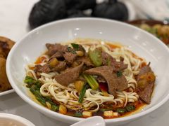 现炒酸辣猪肝面-李与白包子铺(桐梓林店)