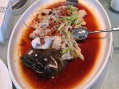 葱油滑蒸石斑-彩丰楼中餐厅·仁恒洲际酒店