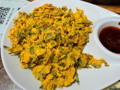 槐花炒鸡蛋-涵家味土菜馆·徽州一绝臭鳜鱼(三河古镇店)