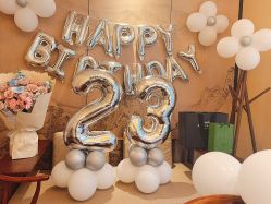 -七月气球布置订婚·宝宝宴· 求婚·生日布置(二七万达店)
