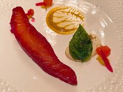 挪威烟熏三文鱼水晶黄瓜香槟奶油-福楼法餐厅FLO