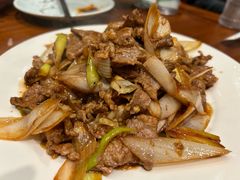 葱爆羊肉-李记白水羊头·清真老味家常菜(石景山店)