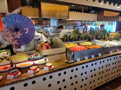 自助取餐区-广州中心皇冠假日酒店-环市食坊·海鲜自助餐厅