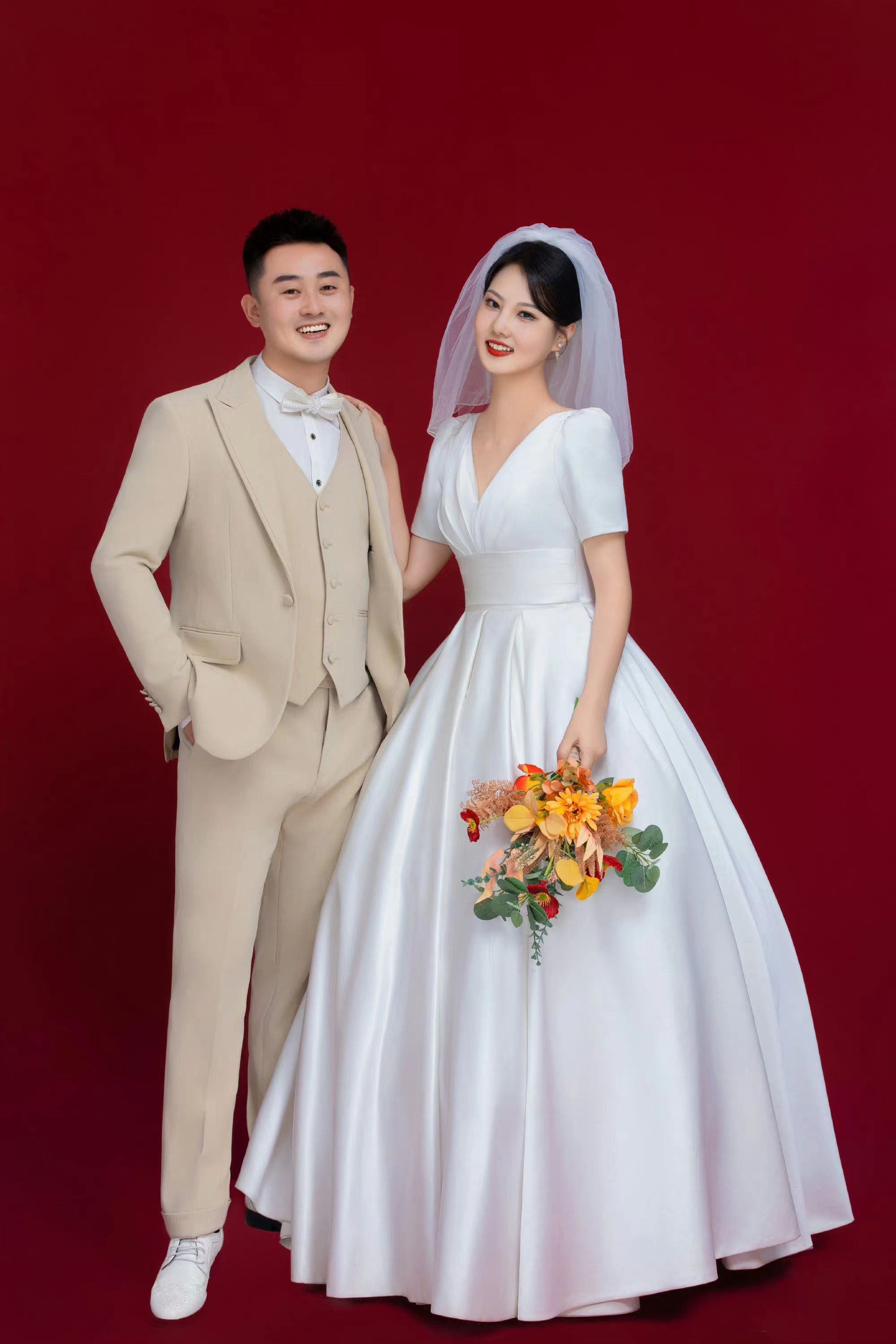 天水夫妇cos婚纱照图片