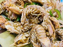 椒盐濑尿虾-贞姨美食·老字号海鲜大排档